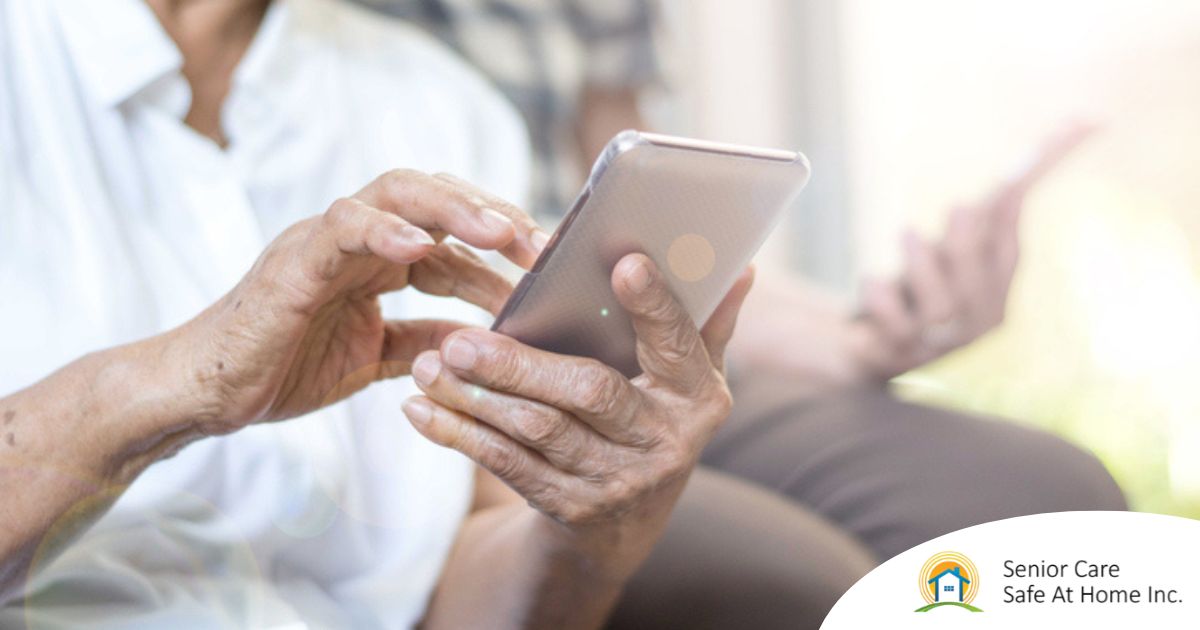 Home care assistance technology in use.